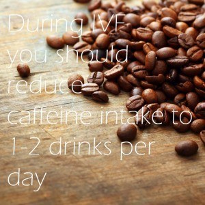 caffeine intake during IVF