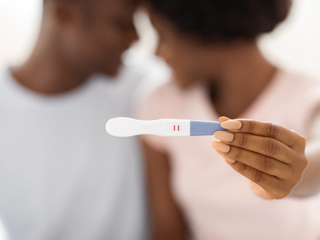 positive pregnancy test