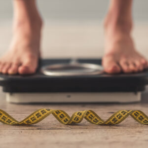 feet on weight scales