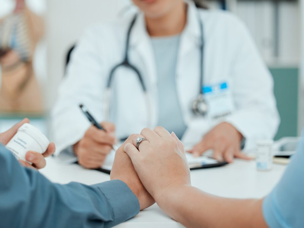 fertility clinic couple